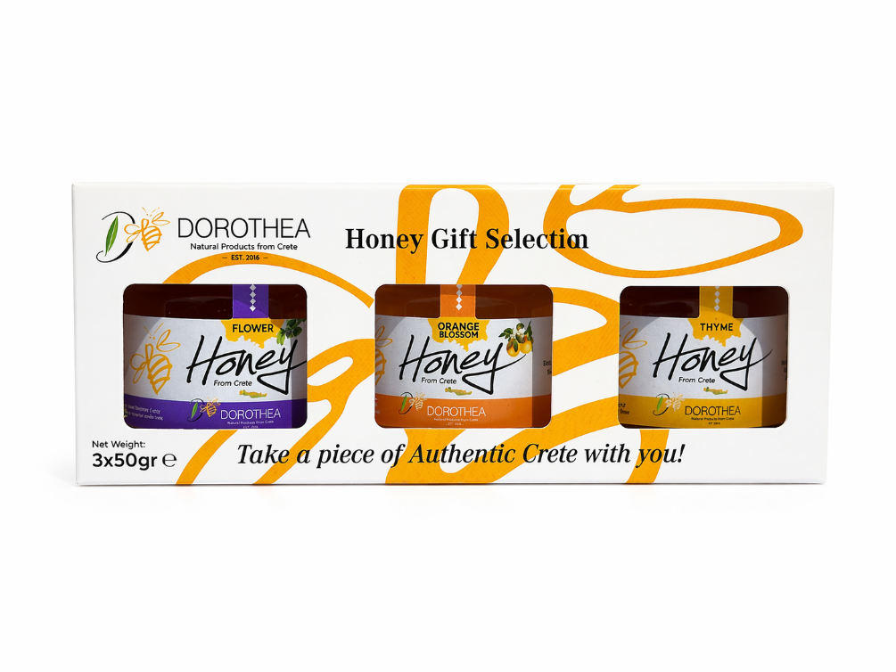 Cretan Honey Gift Set – 3 × 50g