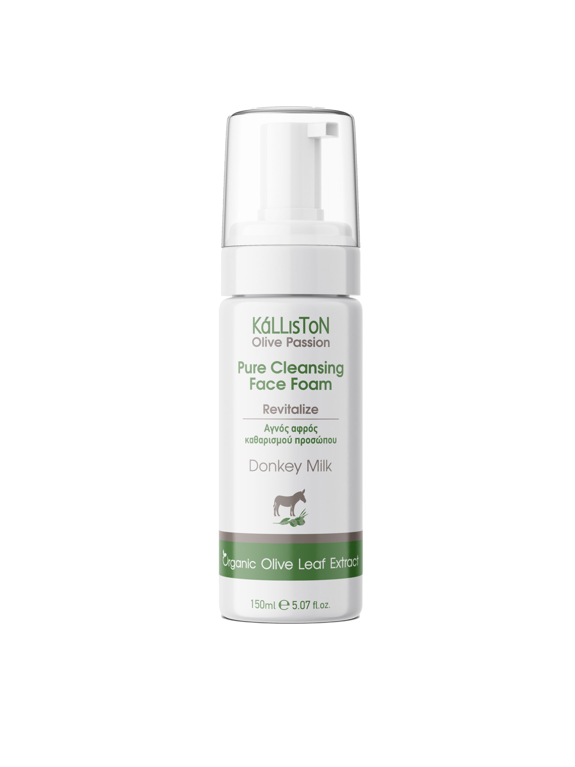 PURE CLEANSING FACE FOAM REVITALIZE WITH DONKEY MILK 150ml
