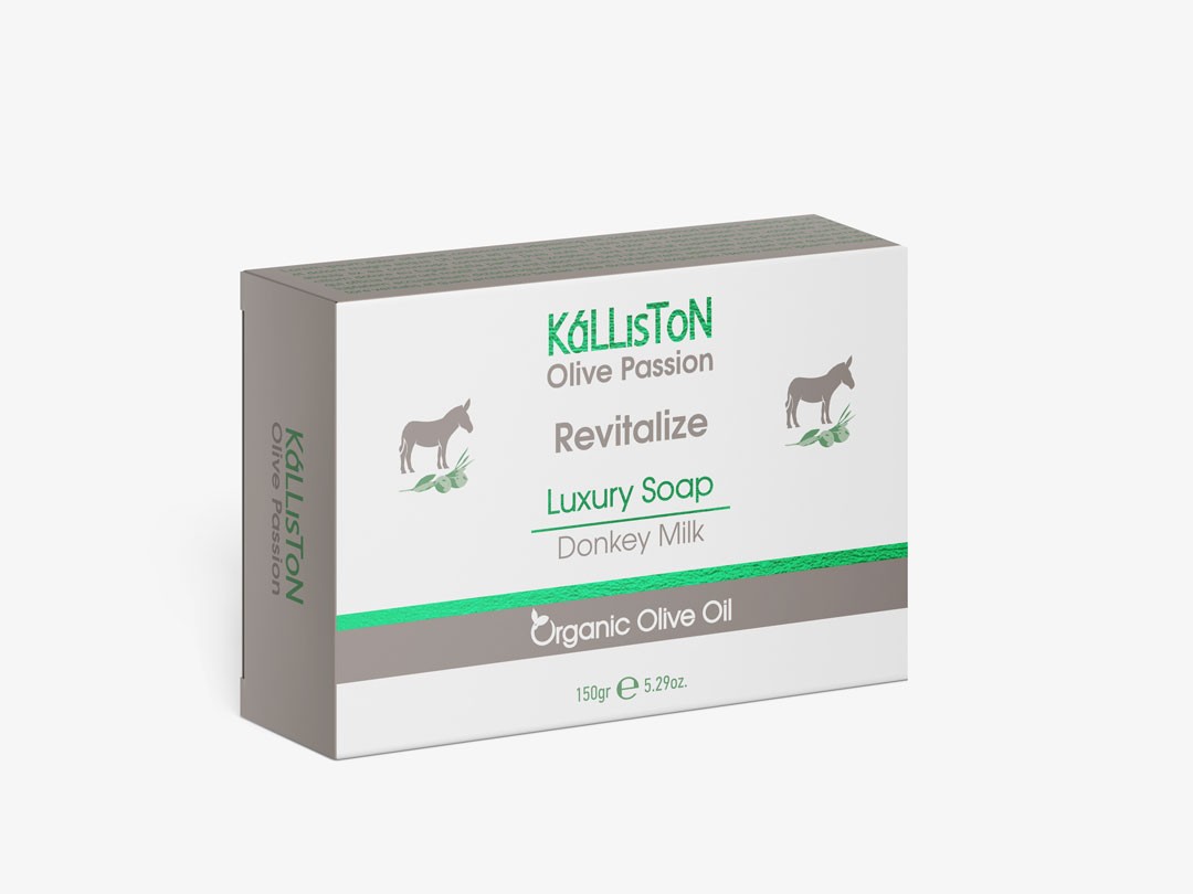LUXURY BODY SOAP WITH DONKEY MILK & ORGANIC (BIO) OLIVE OIL 150gr
