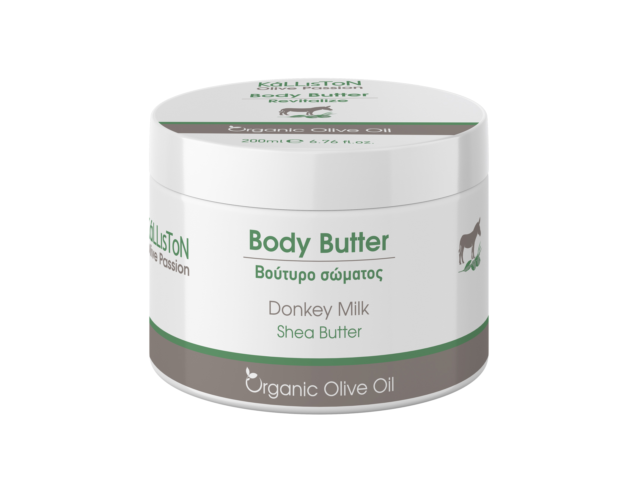BODY BUTTER FOR REVITALIZING WITH DONKEY MILK 200ml