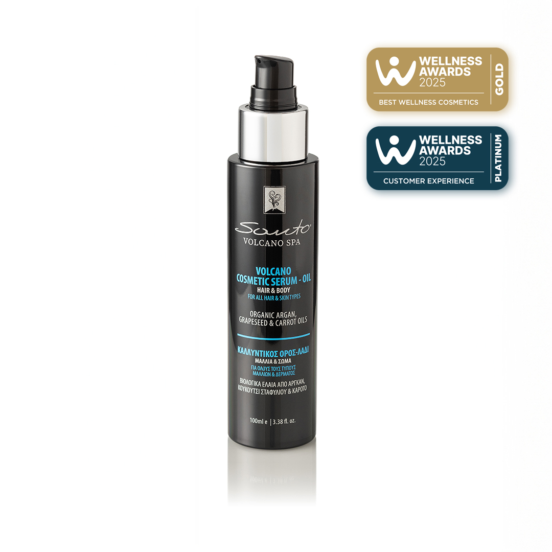 Santo Volcano Cosmetic Serum Oil for Hair & Body 100ml