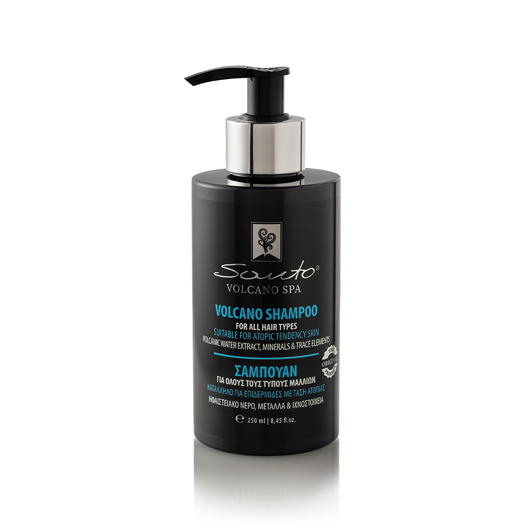 Santo Volcano Shampoo for All Hair Types 250ml
