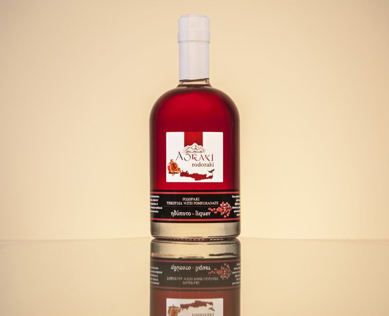 Tsikoudia Liqueur with Pomegranate 500ml – AoRaki